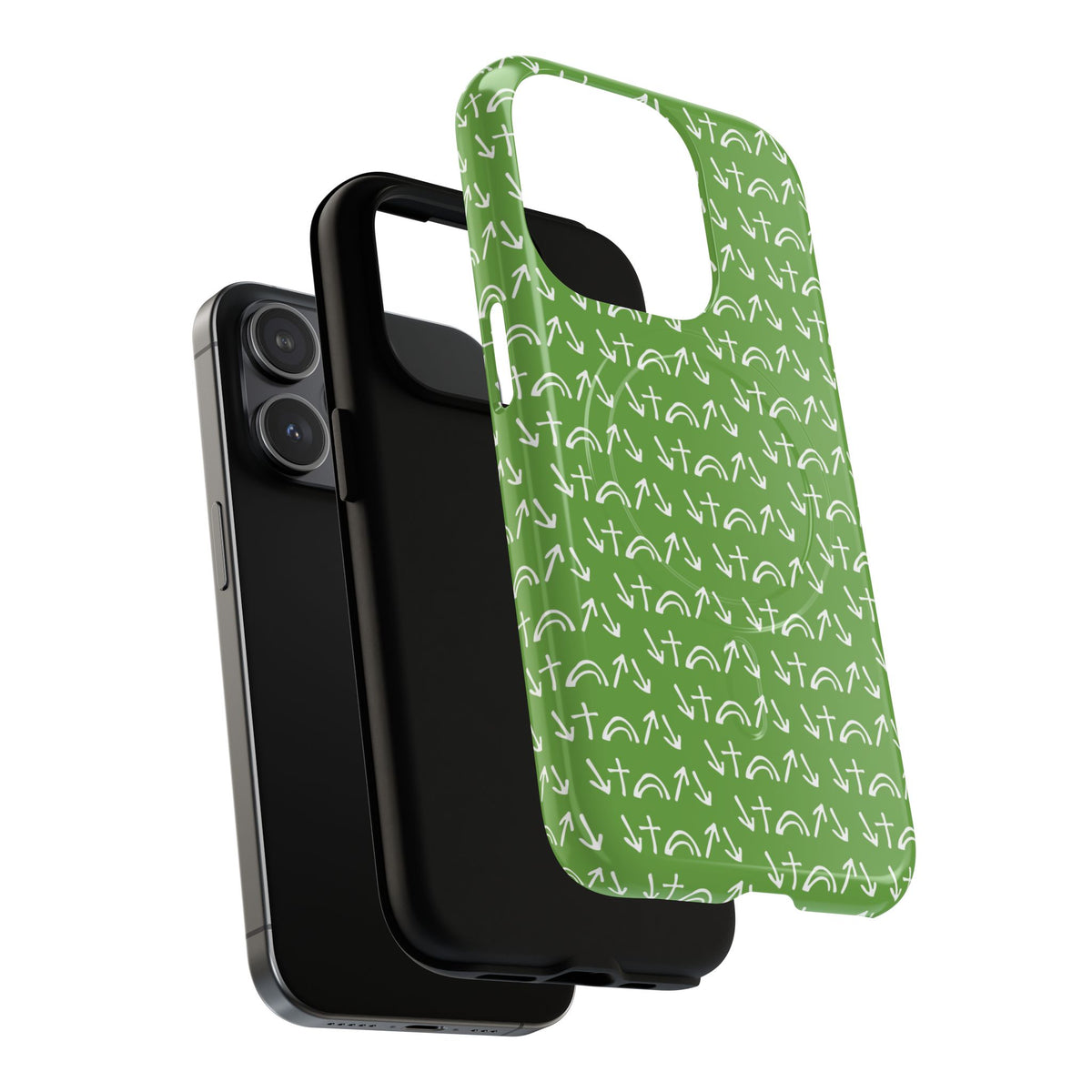 Gospel Symbols iPhone Case - Green - New iPhone 17 Cases Available!!!