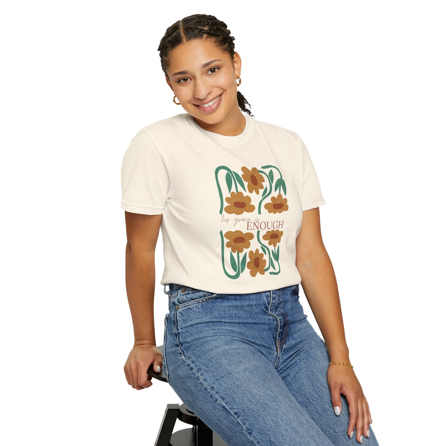 His Grace is Enough - Boho - T-Shirt - Adult
