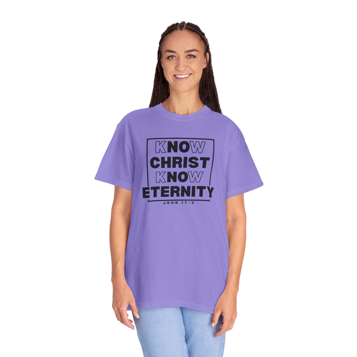 Know Christ, Know Eternity - T-Shirt - Comfort Color - Adult