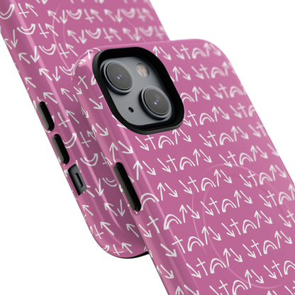 Gospel Symbols iPhone Case - Pink - New iPhone 17 Cases Available!!!