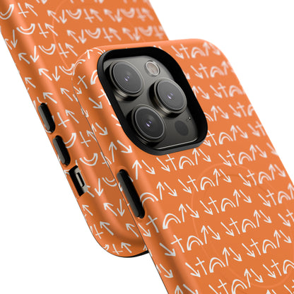 Gospel Symbols iPhone Case - Orange - New iPhone 17 Cases Available!!!