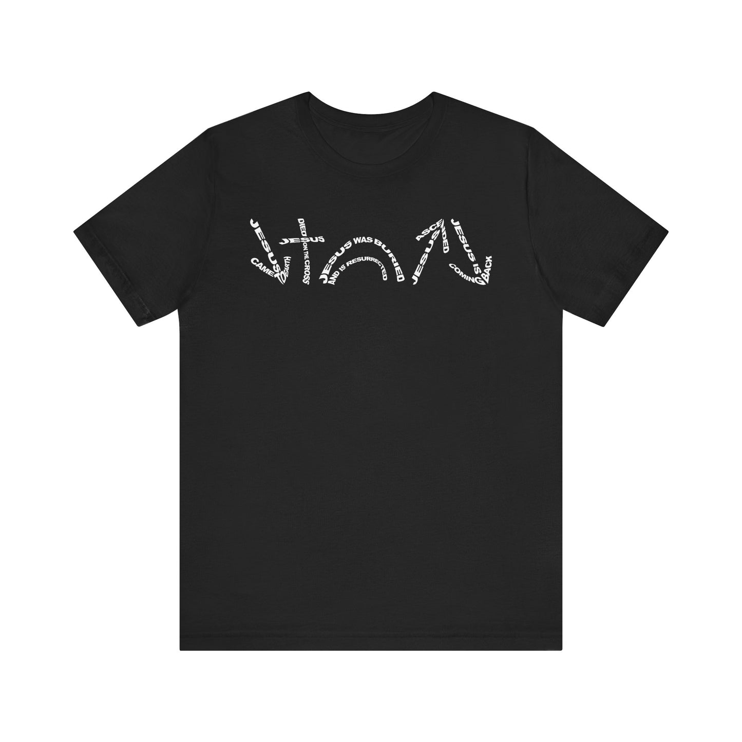 Gospel Symbols T-Shirt - White Text - Adult
