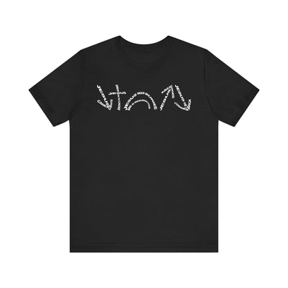 Gospel Symbols T-Shirt - White Text - Adult