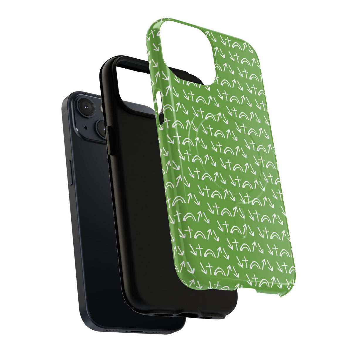 Gospel Symbols iPhone Case - Green - New iPhone 17 Cases Available!!!