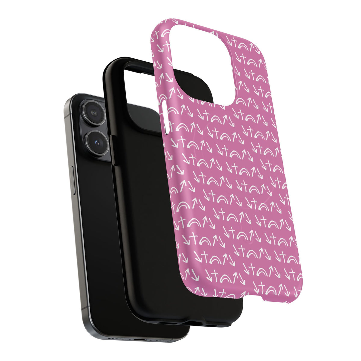 Gospel Symbols iPhone Case - Pink - New iPhone 17 Cases Available!!!