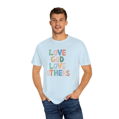 Watercolor - Love God Love Others - Adult