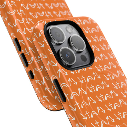 Gospel Symbols iPhone Case - Orange - New iPhone 17 Cases Available!!!