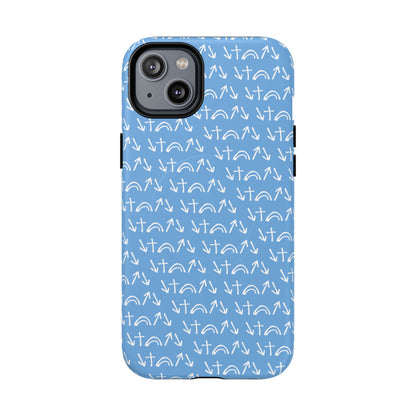 Gospel Symbols iPhone Case - Light Blue - New iPhone 17 Cases Available!!!