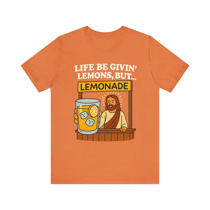 Lemonade Jesus T-shirt - White Text - Adult