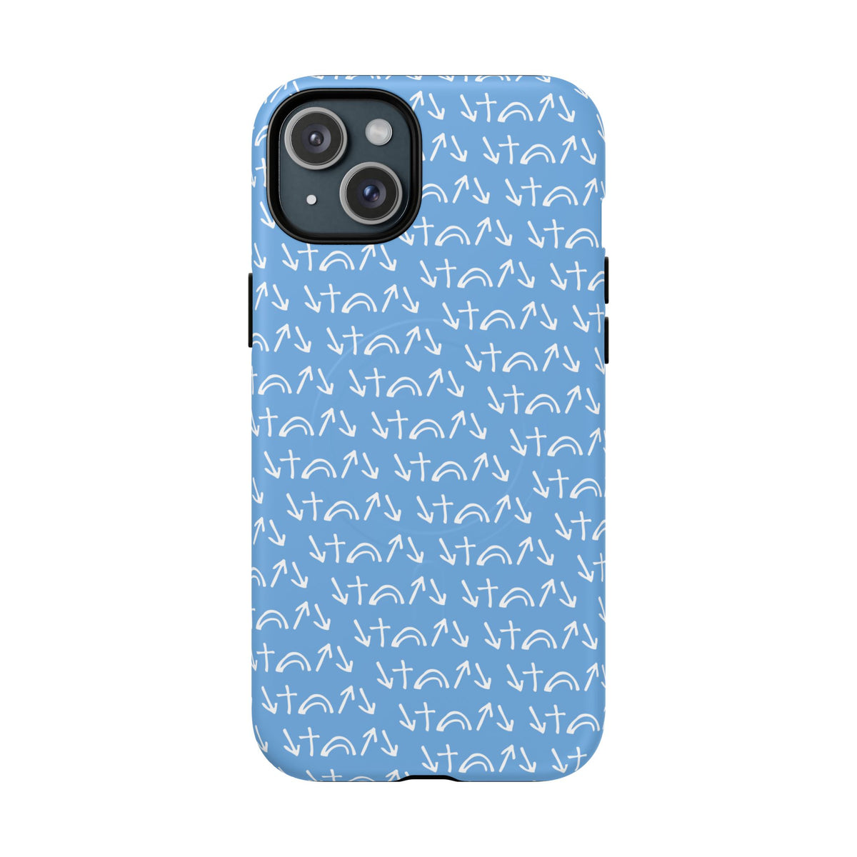 Gospel Symbols iPhone Case - Light Blue - New iPhone 17 Cases Available!!!