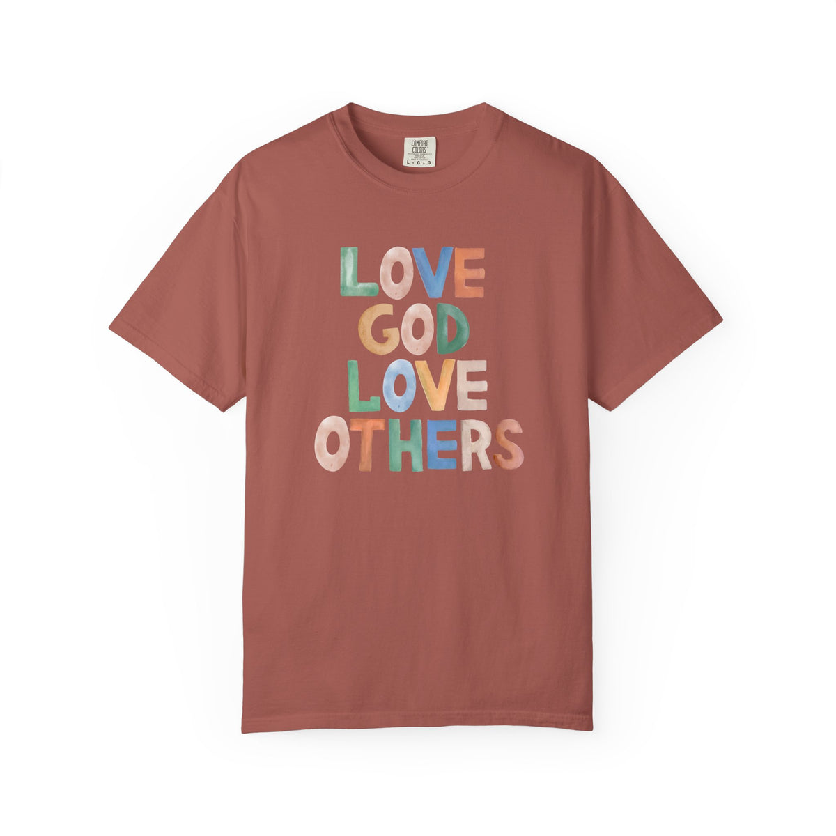 Watercolor - Love God Love Others - Adult