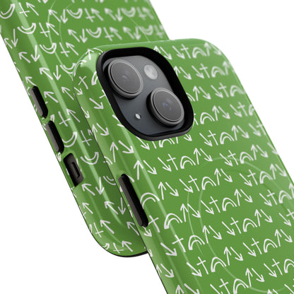 Gospel Symbols iPhone Case - Green - New iPhone 17 Cases Available!!!