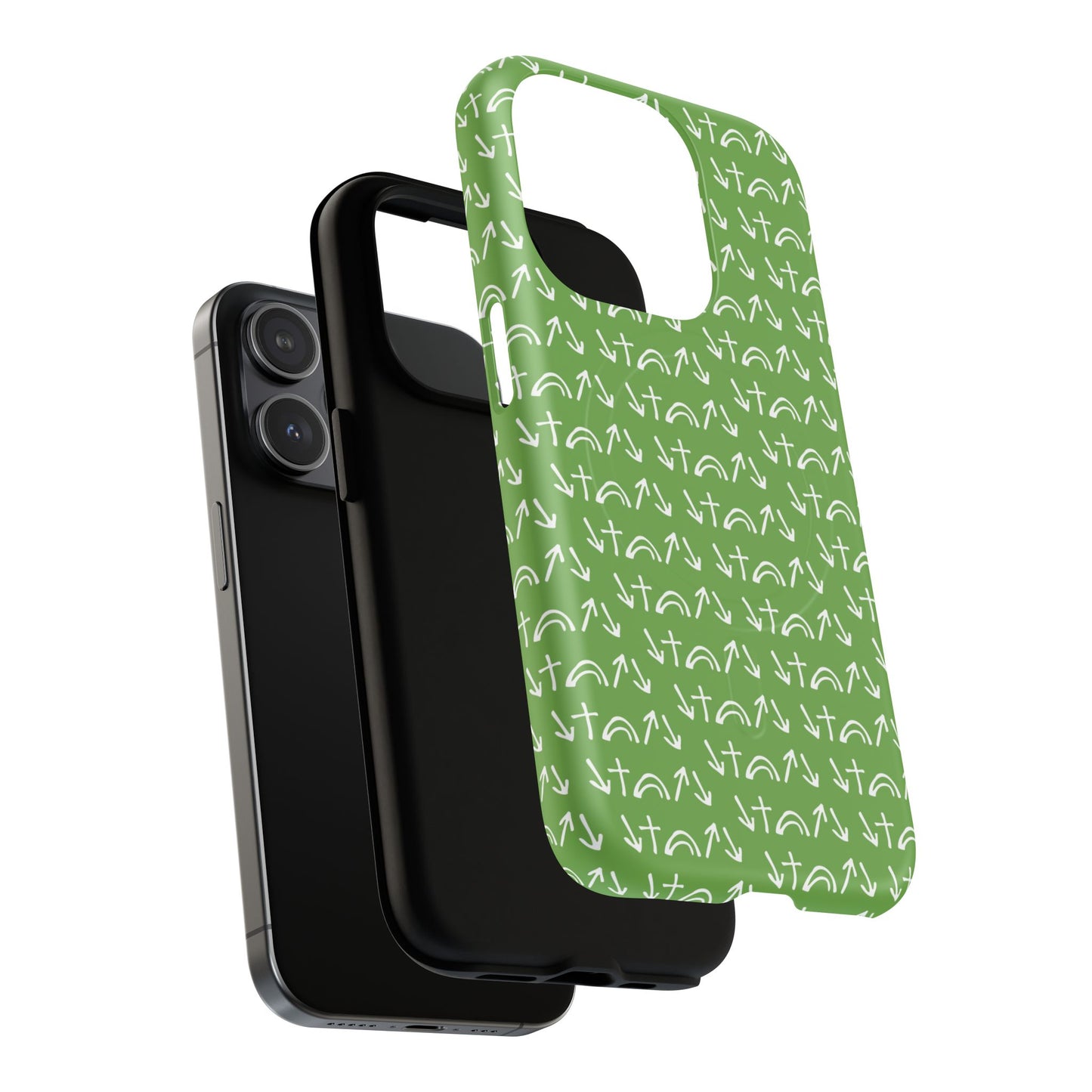 Gospel Symbols iPhone Case - Green - New iPhone 17 Cases Available!!!
