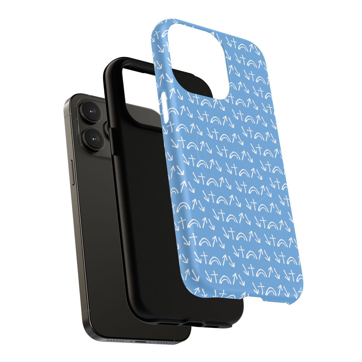 Gospel Symbols iPhone Case - Light Blue - New iPhone 17 Cases Available!!!