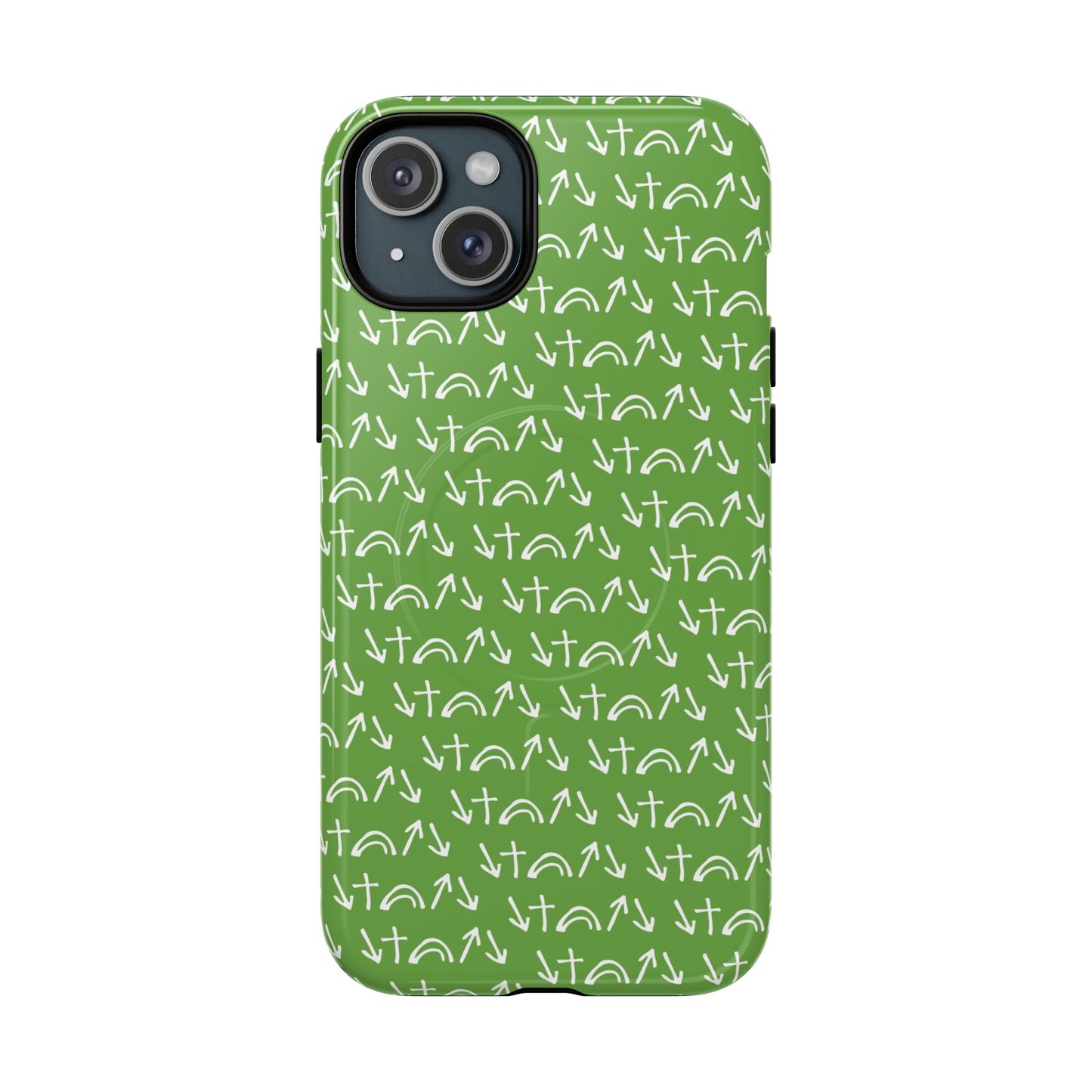 Gospel Symbols iPhone Case - Green - New iPhone 17 Cases Available!!!