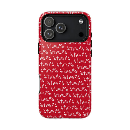 Gospel Symbols iPhone Case - Red - New iPhone 17 Cases Available!!!