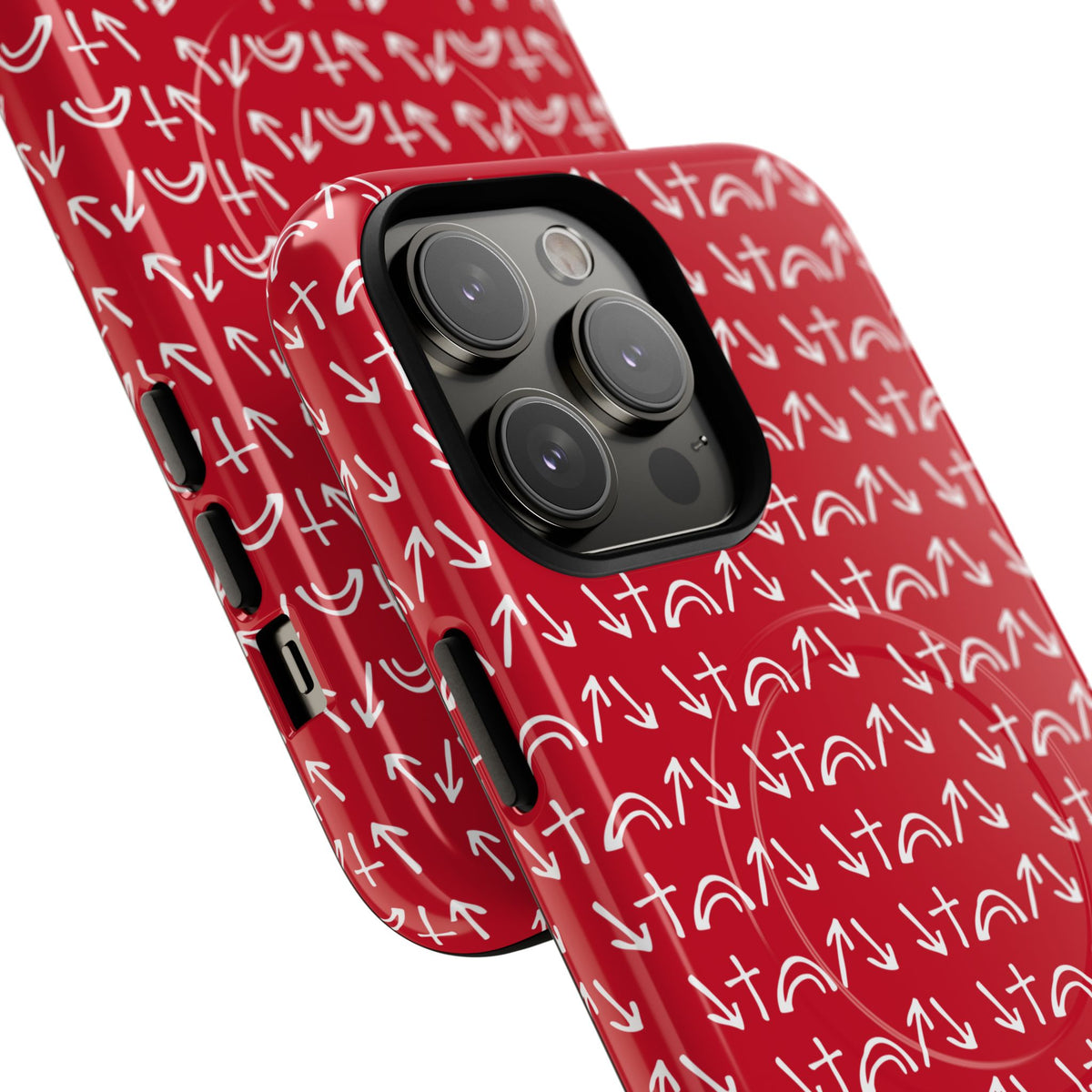 Gospel Symbols iPhone Case - Red - New iPhone 17 Cases Available!!!
