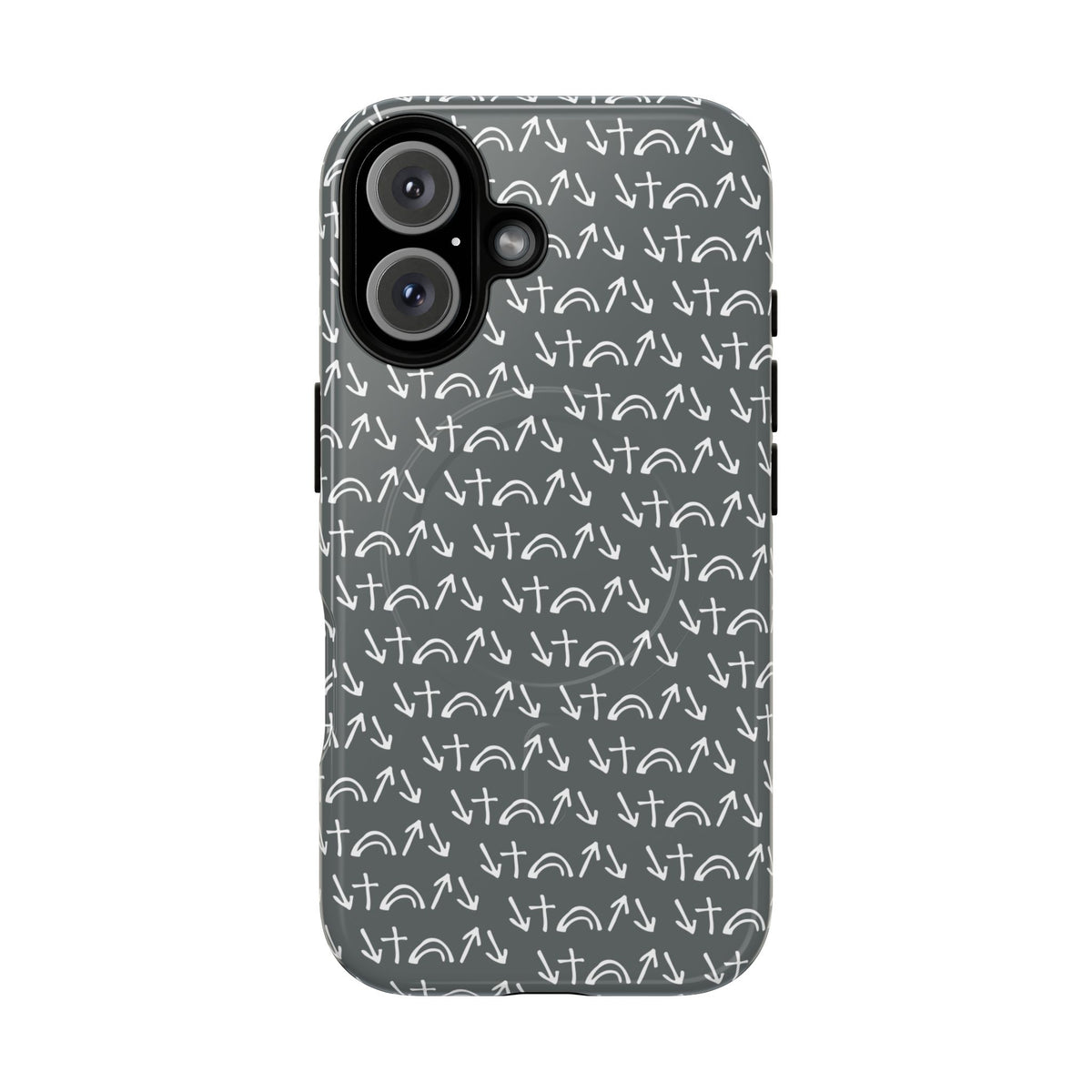 Gospel Symbols iPhone Case - Grey - New iPhone 17 Cases Available!!!