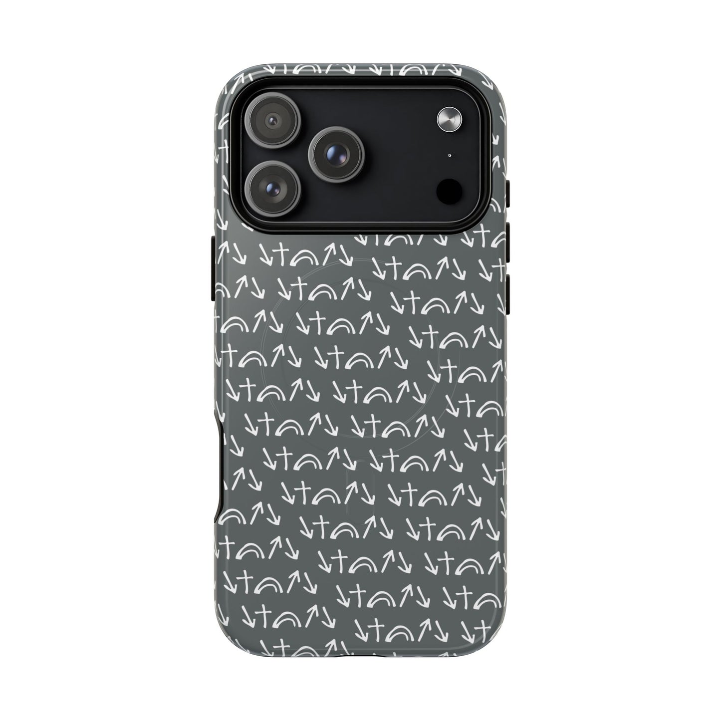 Gospel Symbols iPhone Case - Grey - New iPhone 17 Cases Available!!!