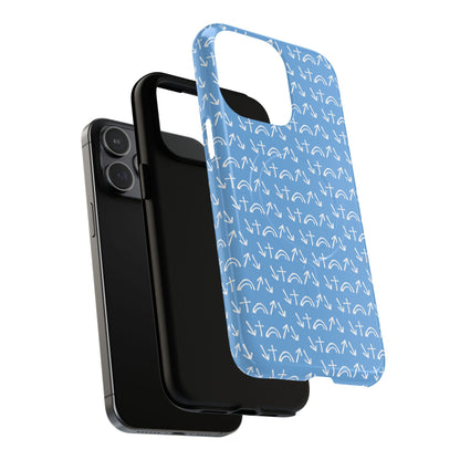 Gospel Symbols iPhone Case - Light Blue - New iPhone 17 Cases Available!!!
