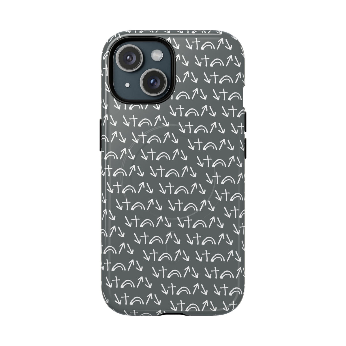 Gospel Symbols iPhone Case - Grey - New iPhone 17 Cases Available!!!
