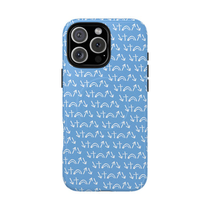 Gospel Symbols iPhone Case - Light Blue - New iPhone 17 Cases Available!!!