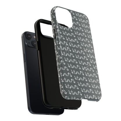 Gospel Symbols iPhone Case - Grey - New iPhone 17 Cases Available!!!