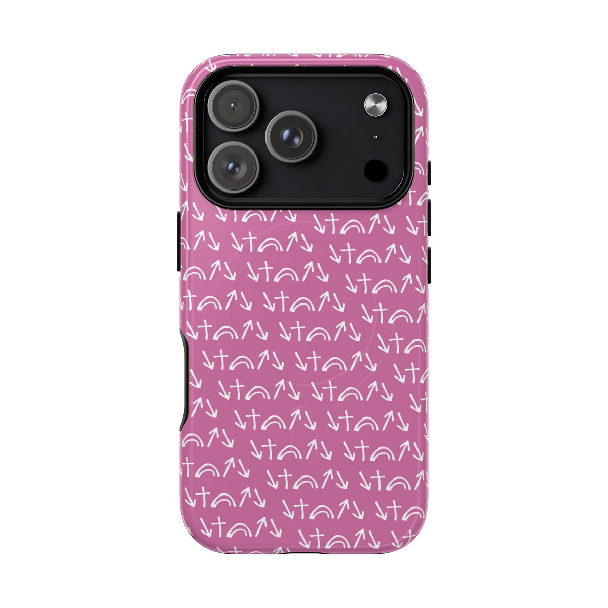 Gospel Symbols iPhone Case - Pink - New iPhone 17 Cases Available!!!