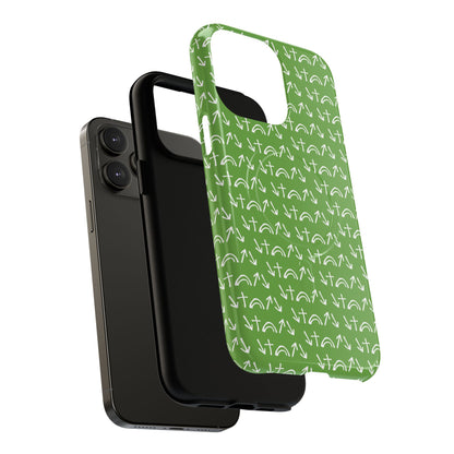 Gospel Symbols iPhone Case - Green - New iPhone 17 Cases Available!!!