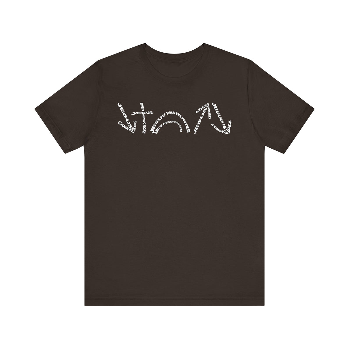 Gospel Symbols T-Shirt - White Text - Adult
