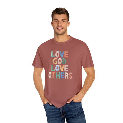 Watercolor - Love God Love Others - Adult