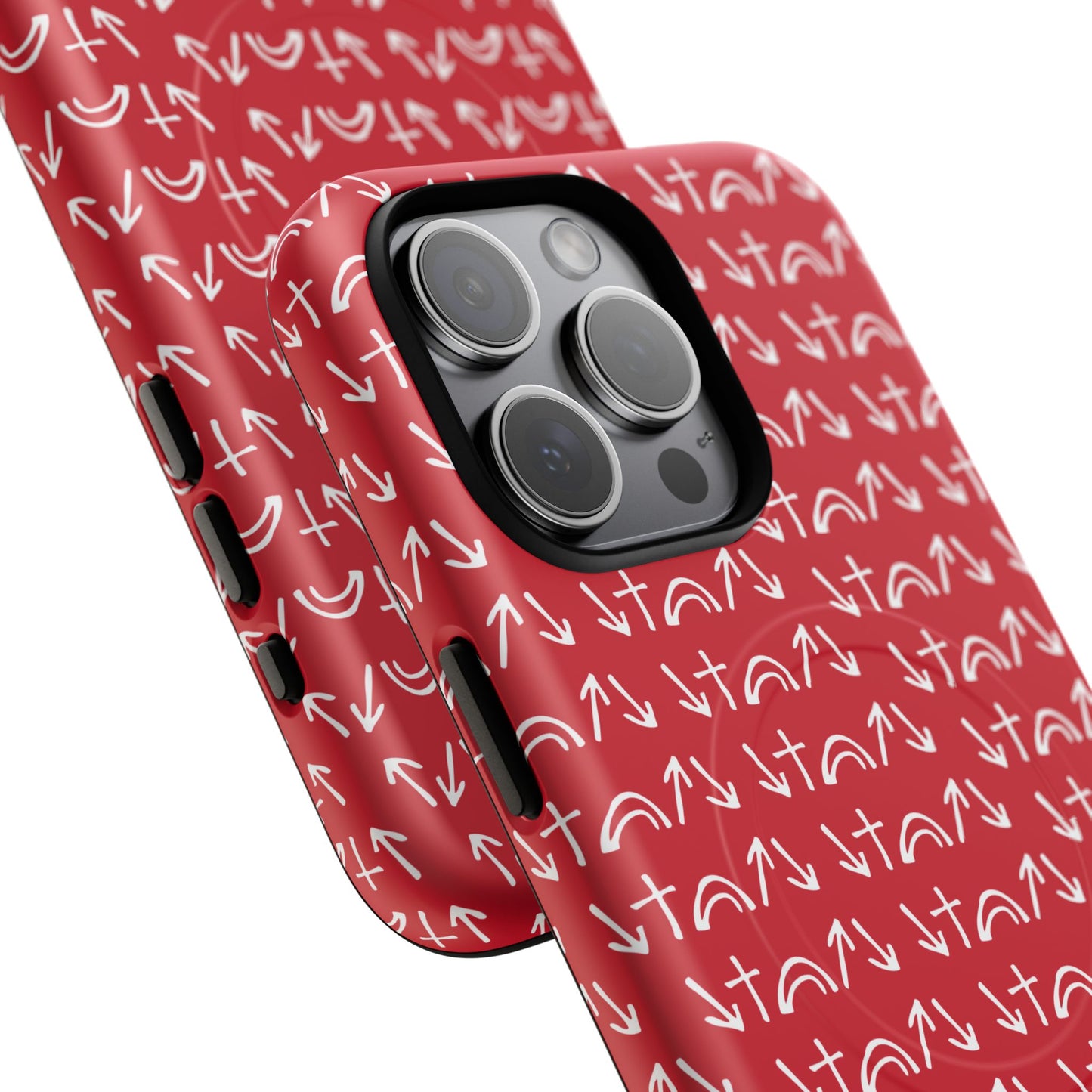 Gospel Symbols iPhone Case - Red - New iPhone 17 Cases Available!!!