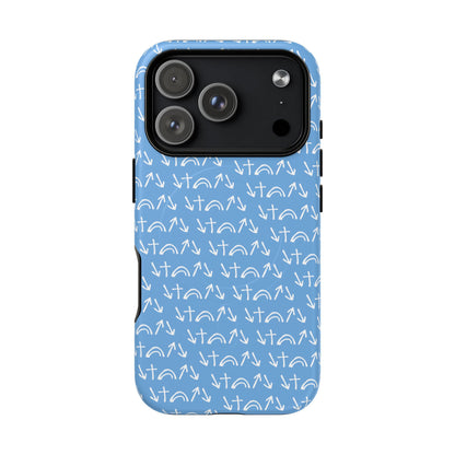 Gospel Symbols iPhone Case - Light Blue - New iPhone 17 Cases Available!!!