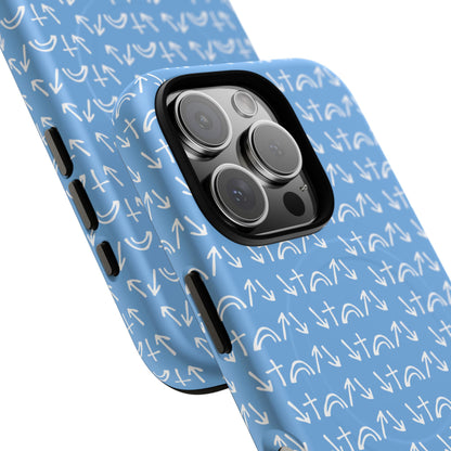 Gospel Symbols iPhone Case - Light Blue - New iPhone 17 Cases Available!!!