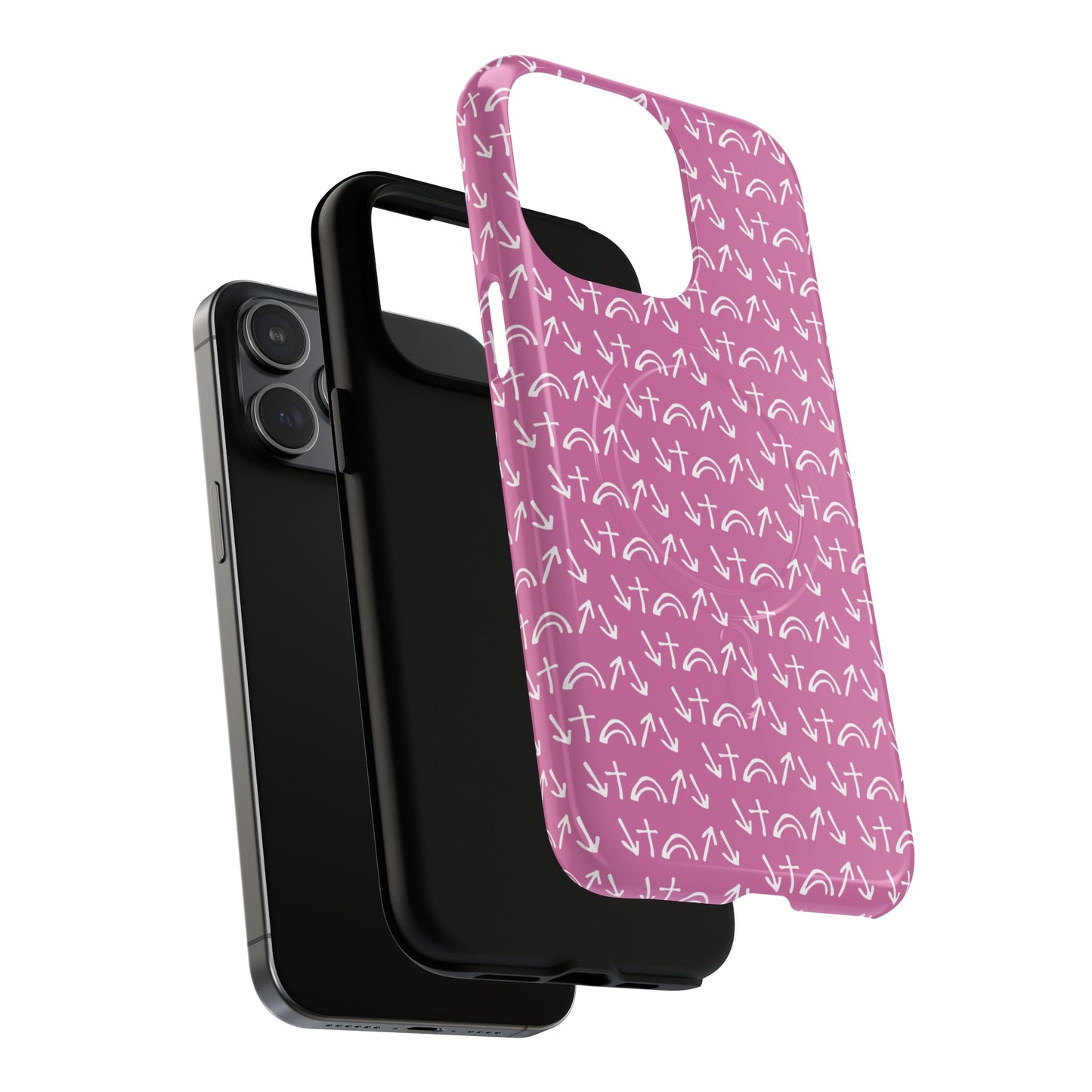 Gospel Symbols iPhone Case - Pink - New iPhone 17 Cases Available!!!