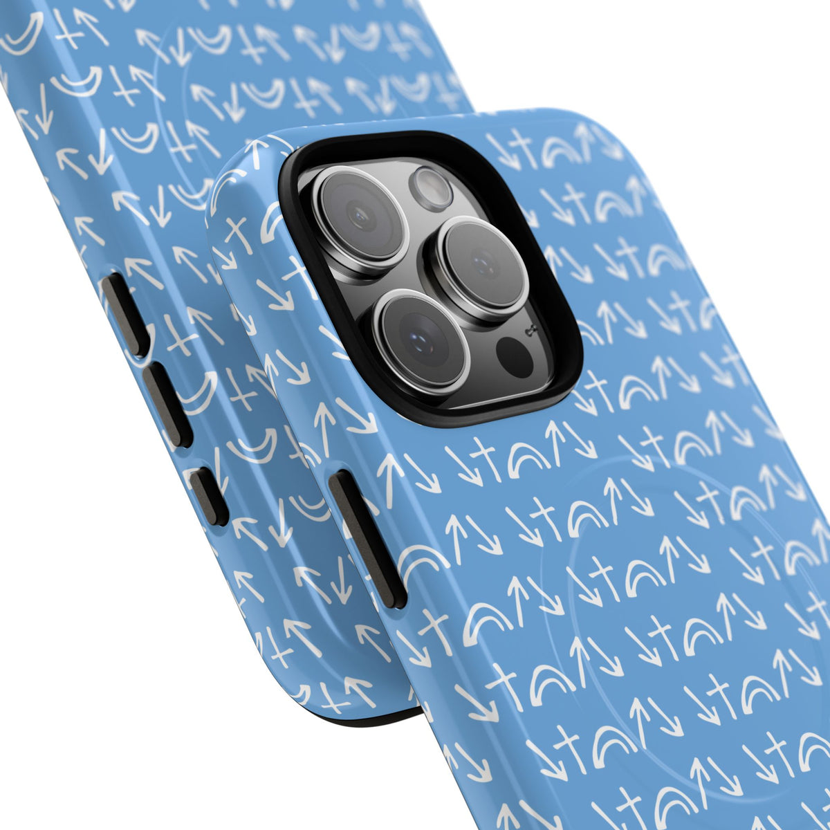 Gospel Symbols iPhone Case - Light Blue - New iPhone 17 Cases Available!!!