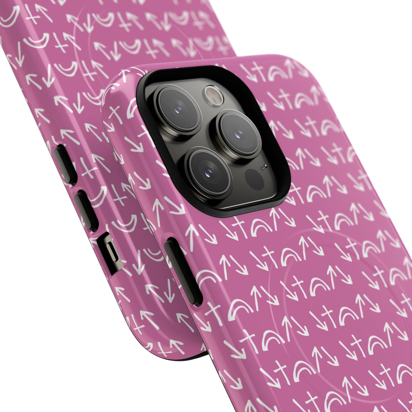 Gospel Symbols iPhone Case - Pink - New iPhone 17 Cases Available!!!