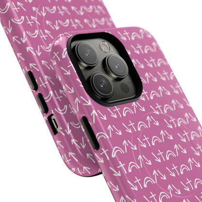 Gospel Symbols iPhone Case - Pink - New iPhone 17 Cases Available!!!