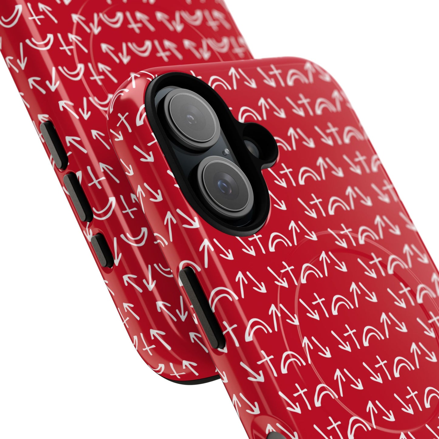 Gospel Symbols iPhone Case - Red - New iPhone 17 Cases Available!!!