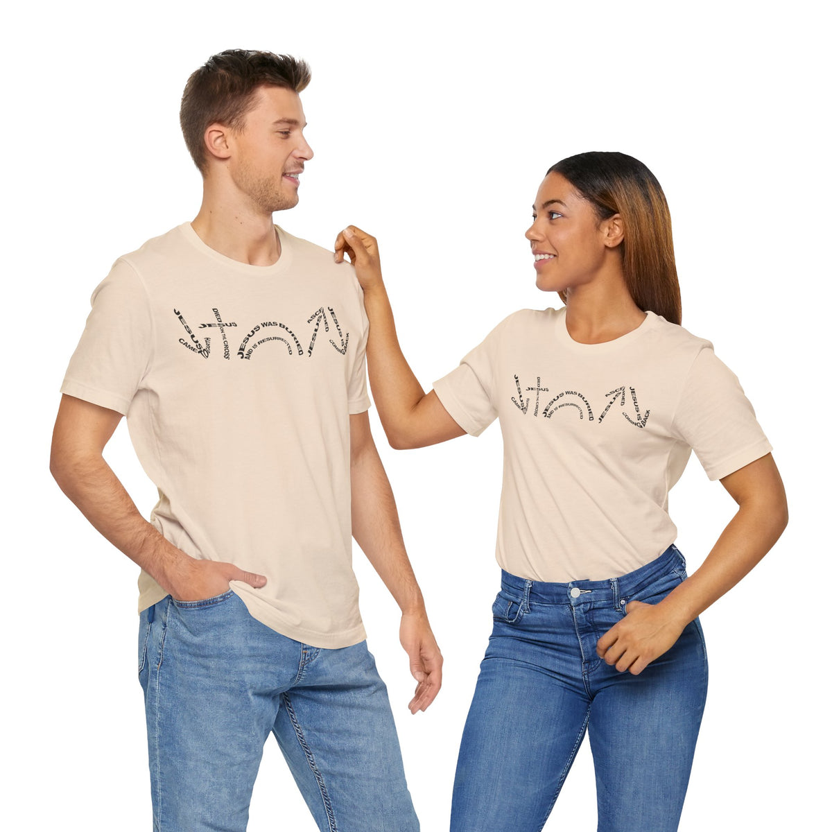 Gospel Symbols T-Shirt - Black Text - Adult
