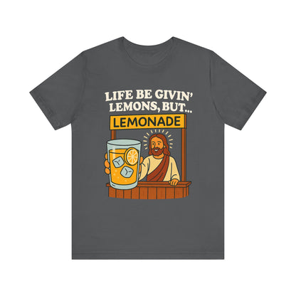 Lemonade Jesus T-shirt - White Text - Adult