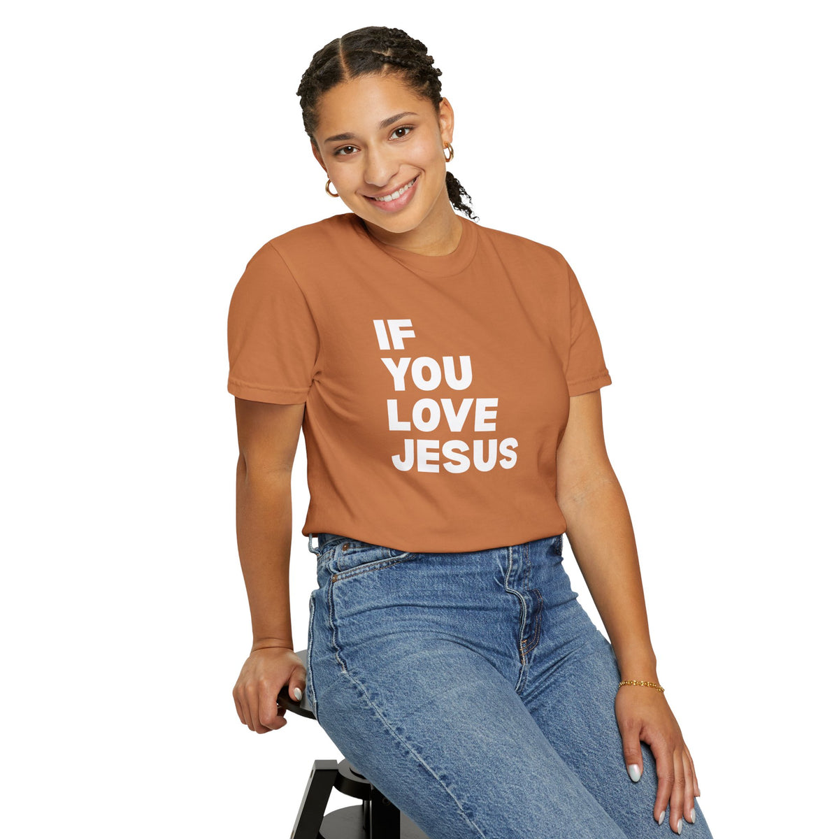 If You Love Jesus, Clap Yo Hands - T-Shirt - Adult