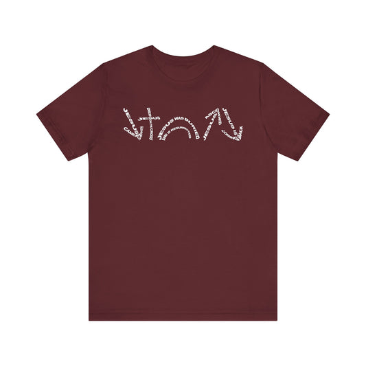 Gospel Symbols T-Shirt - White Text - Adult