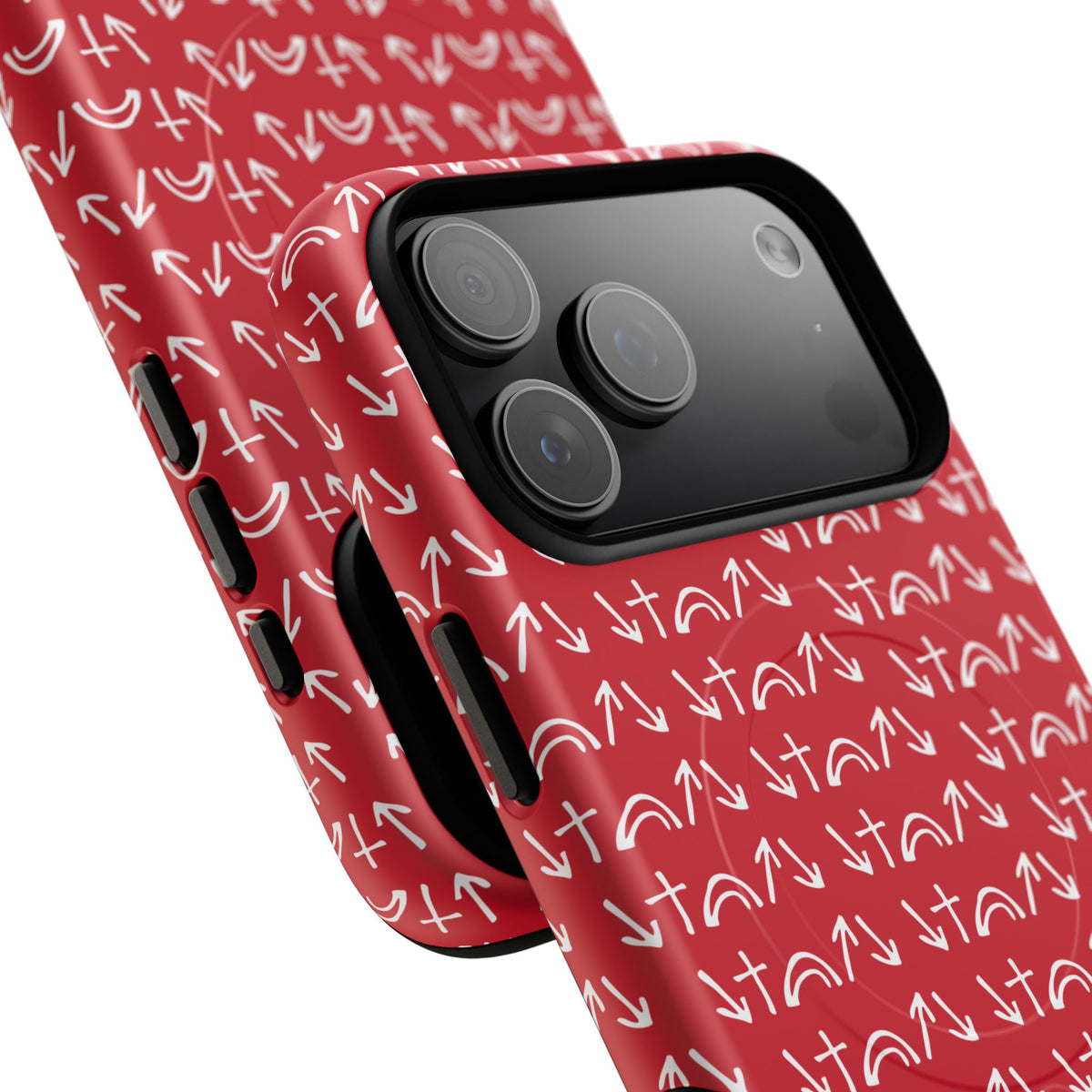 Gospel Symbols iPhone Case - Red - New iPhone 17 Cases Available!!!