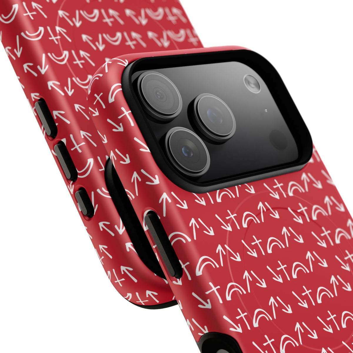 Gospel Symbols iPhone Case - Red - New iPhone 17 Cases Available!!!
