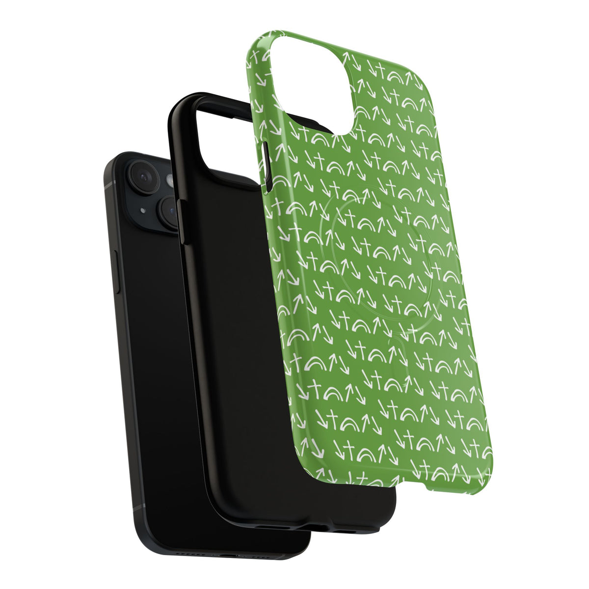 Gospel Symbols iPhone Case - Green - New iPhone 17 Cases Available!!!