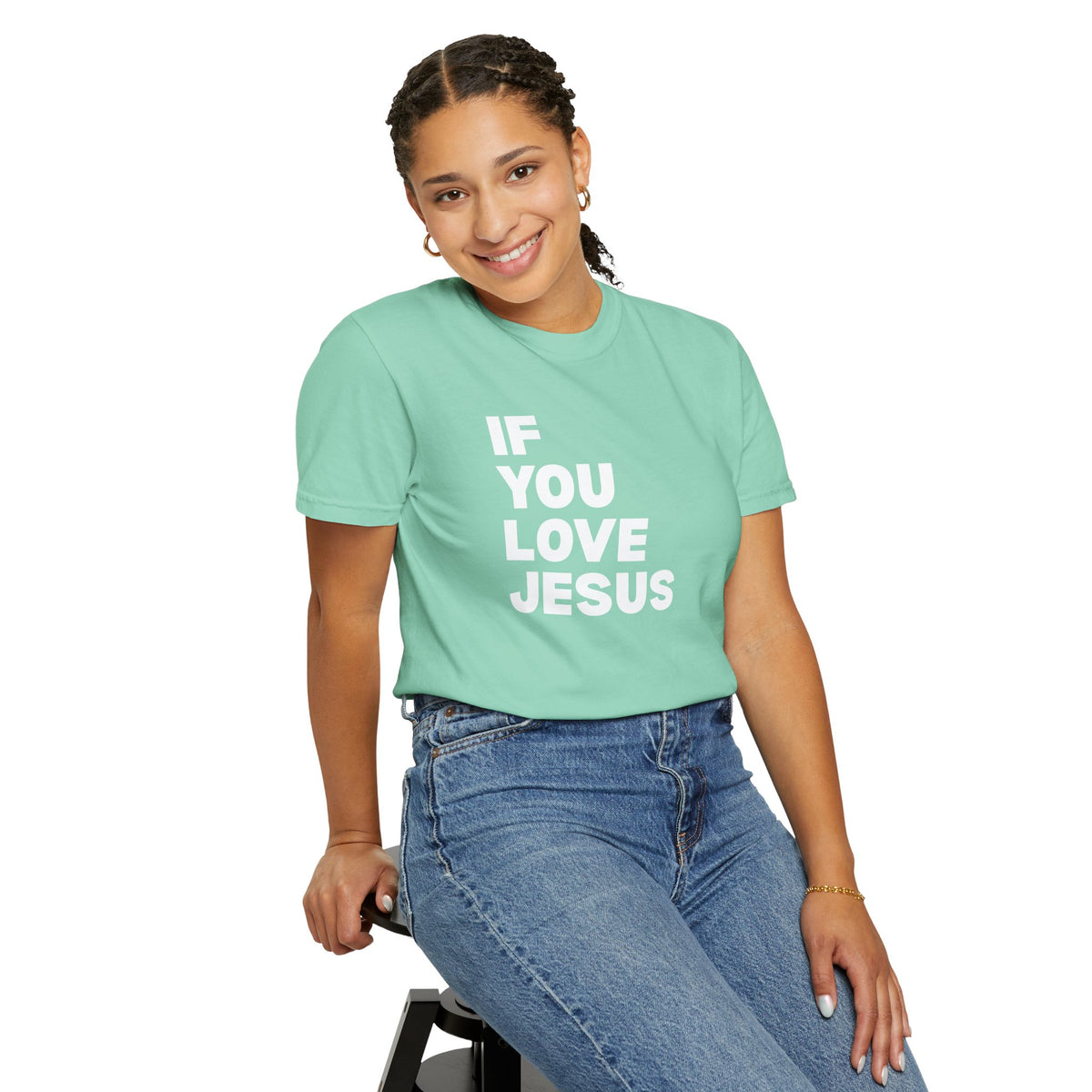 If You Love Jesus, Clap Yo Hands - T-Shirt - Adult
