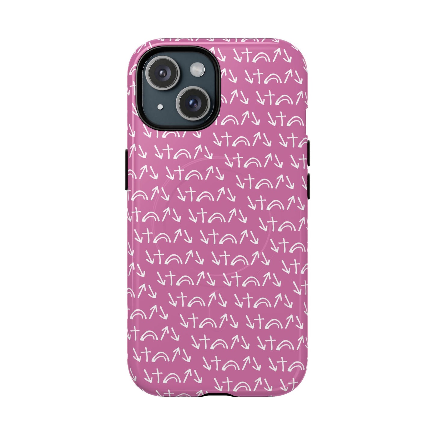 Gospel Symbols iPhone Case - Pink - New iPhone 17 Cases Available!!!