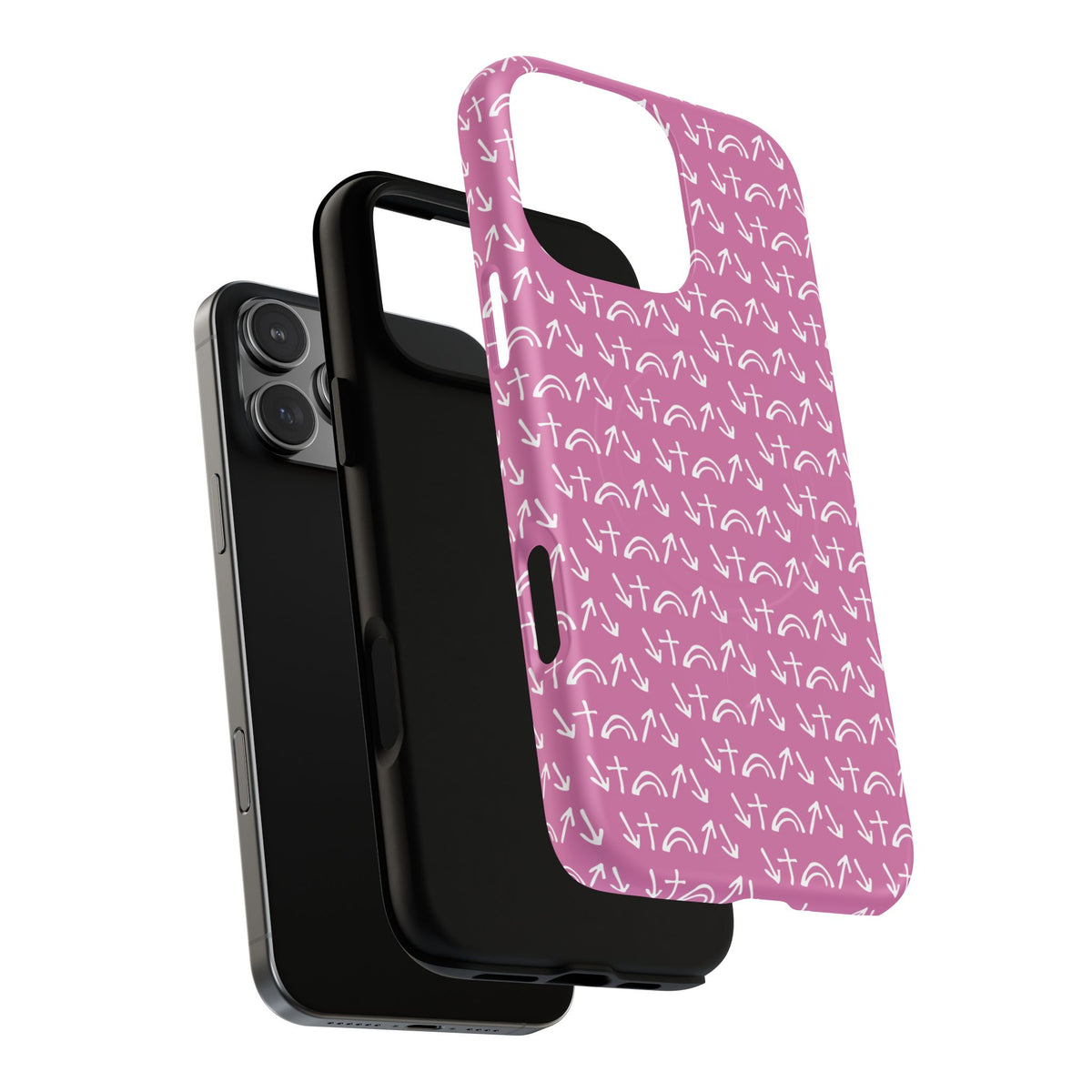 Gospel Symbols iPhone Case - Pink - New iPhone 17 Cases Available!!!