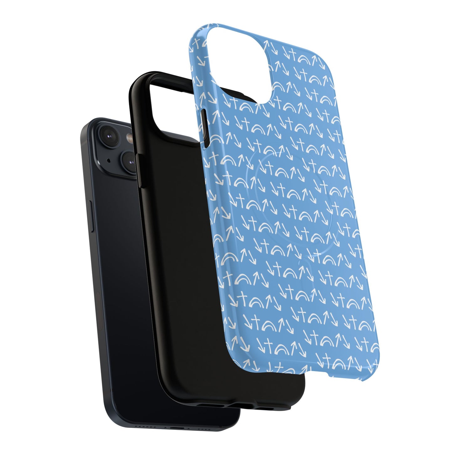 Gospel Symbols iPhone Case - Light Blue - New iPhone 17 Cases Available!!!